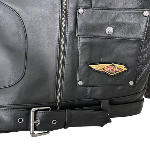Harley-Davidson® Women's Leather Motorcycle Jacket XL - Picture 5 of 14